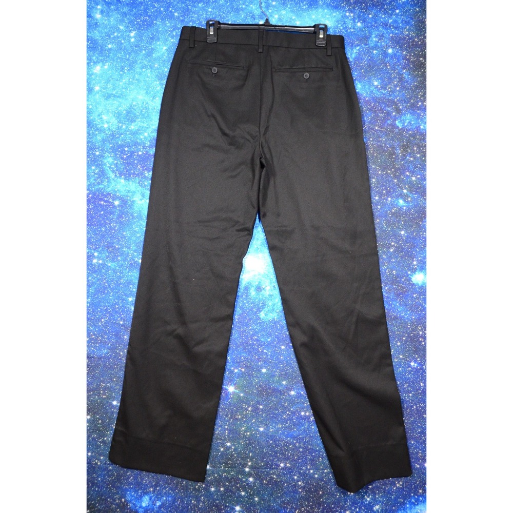 Banana Republic Pants Mens 31 Black Flat Front Dress Slacks Trousers NWT - Picture 3 of 7